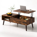 Moderner Couchtisch, aus Holz, Farbe: braun