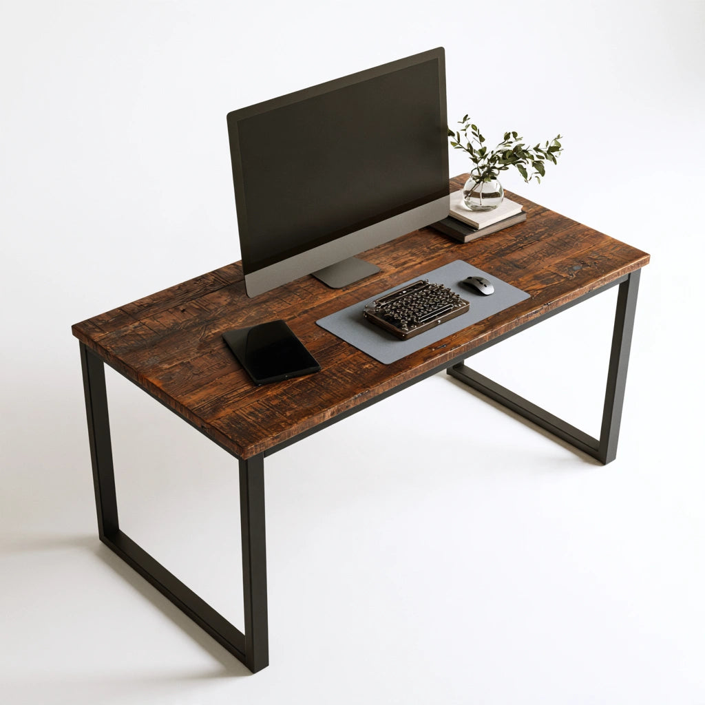 Moderner Schreibtisch, Farbe: braun