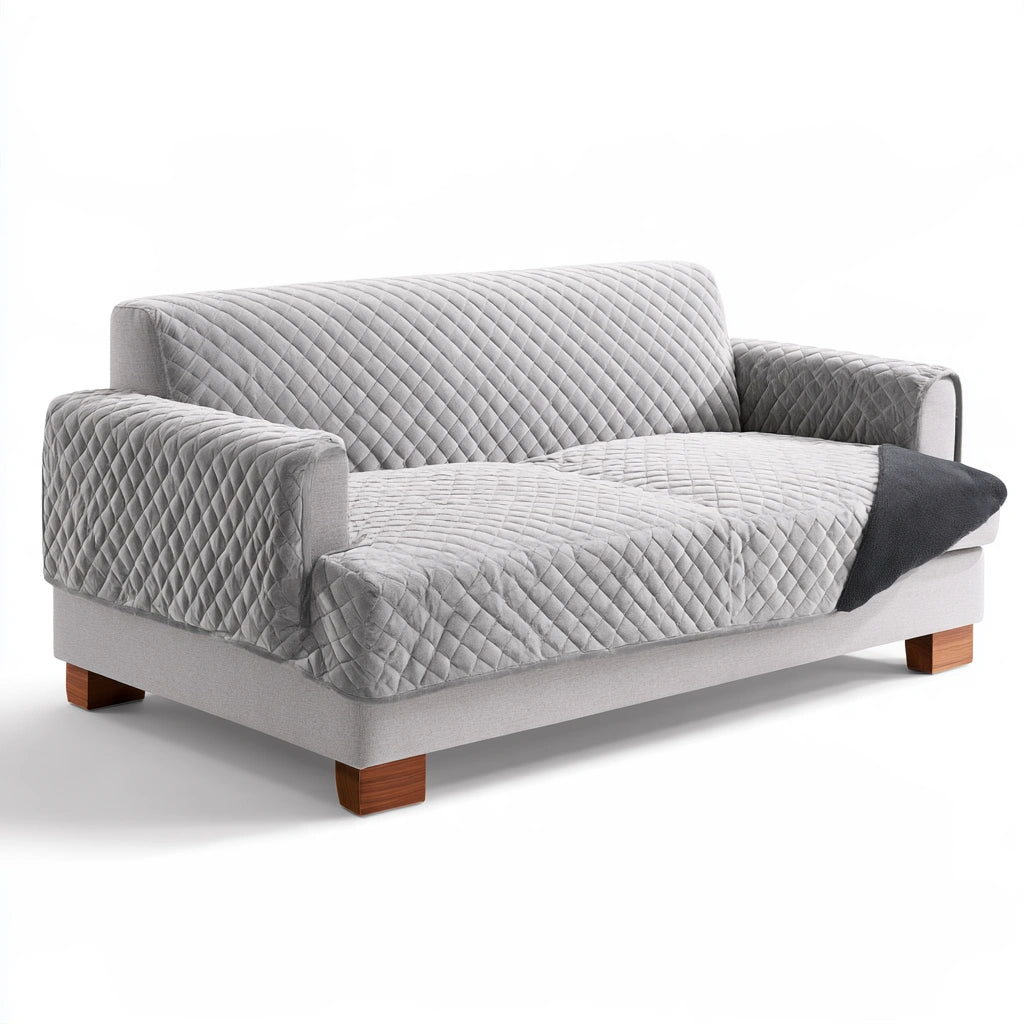 Modernes Polstersofa, Farbe: hellgrau